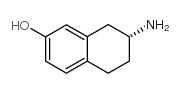 (R)-2-氨基-7-羟基四氢化萘 结构式