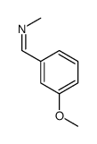 N-(3-甲氧基亚苄基)甲胺 结构式