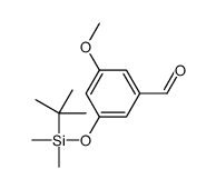 3-叔丁基二甲基硅氧基-5-甲氧基苯甲醛 结构式