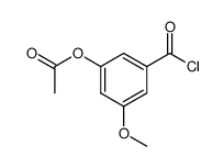 3-乙酰氧基-5-甲氧基苯甲酰氯 结构式