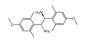 1,2-双(4-甲氧基-2,6-二甲基苯基)乙二胺 (R*,S*)- 结构式