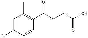 4-氯-2-甲基-γ-氧代苯丁酸 结构式