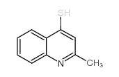 2-甲基喹啉-4-硫醇 结构式