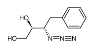 (2S,3S)-3-叠氮基-4-苯基丁烷-1,2-二醇 结构式