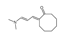 2-[3-(二甲氨基)-2-丙烯-1-亚基]环辛酮 结构式