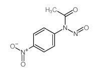 N-(4-硝基苯基)-N-亚硝基乙酰胺 结构式