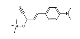 3-Butenenitrile, 4-[4-(dimethylamino)phenyl]-2-[(trimethylsilyl)oxy]- 结构式