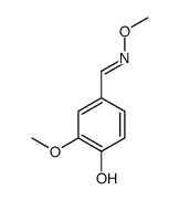 4-Hydroxy-3-methoxy-benzaldehyde O-Methyloxime 结构式