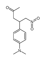 4-[4-(二甲氨基)苯基]-5-硝基-2-戊酮 结构式