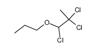 Propane, 1,2,2-trichloro-1-propoxy- 结构式