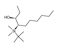 3-Decanol, 4-[(1,1-dimethylethyl)dimethylsilyl]-, (3R,4S)-rel- 结构式