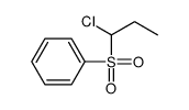 Benzene, [(1-chloropropyl)sulfonyl]- 结构式
