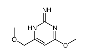 4-甲氧基-6-(甲氧基甲基)嘧啶-2-胺 结构式