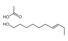 (E)-7-癸烯-1-醇乙酸酯 结构式