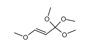 (E)-1,3,3,3-四甲氧基-1-丙烯 结构式