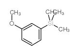 3-三甲基硅烷基苯甲醚 结构式
