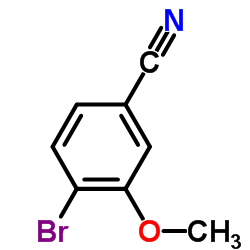 4-溴-3-甲氧基苯甲腈 结构式