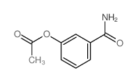 3-乙酰氧基苯甲酰胺 结构式