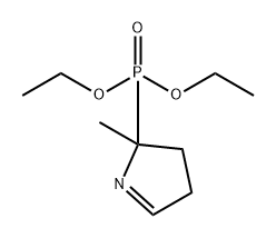 Phosphonic acid, (3,4-dihydro-2-methyl-2H-pyrrol-2-yl)-, diethyl ester (9CI) 结构式