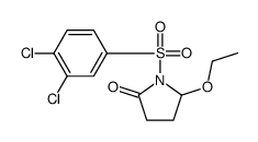 1-[(3,4-二氯苯基)磺酰基]-5-乙氧基吡咯烷-2-酮 结构式