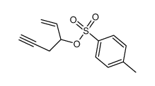 1-己烯-5-炔-3-醇-3-(4-甲基苯磺酸酯) 结构式