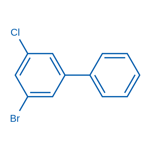 3-溴-5-氯-1,1'-联苯 结构式