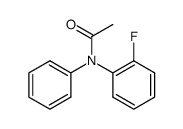 N-(2-氟苯基)-N-苯基乙酰胺 结构式