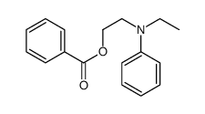 2-(ethylanilino)ethyl benzoate 结构式