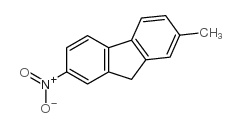 7-甲基-2-硝基芴 结构式
