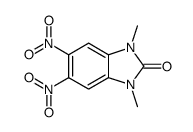 1,3-二甲基-5,6-二硝基苯并咪唑-2-酮 结构式