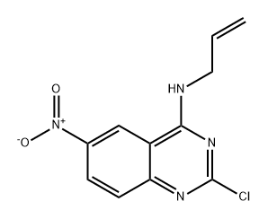 4-Quinazolinamine, 2-chloro-6-nitro-N-2-propen-1-yl- 结构式