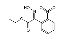 羟基亚氨基-(2-硝基-苯基)-乙酸乙酯 结构式