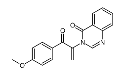 4(3H)-Quinazolinone, 3-[1-(4-methoxybenzoyl)ethenyl]- 结构式
