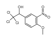 4-甲氧基-3-硝基-α-(三氯甲基)苯甲醇 结构式