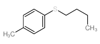 (Butyl)(p-tolyl) sulfide 结构式