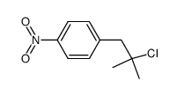 1-(2-氯-2-甲基丙基)-4-硝基苯 结构式