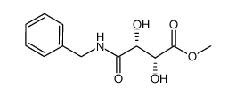 Butanoic acid, 2,3-dihydroxy-4-oxo-4-[(phenylmethyl)amino]-, methyl ester, [R-(R*,R*)]- (9CI) 结构式