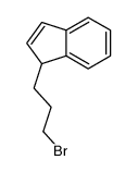 1H-Indene, 1-(3-bromopropyl)- 结构式
