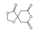1,3,8-三氧杂螺[4.5]癸烷-4,7,9-三酮 结构式