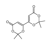 2,2,2',2'-四甲基-[6,6'-联-4H-1,3-二噁英]-4,4'-二酮 结构式
