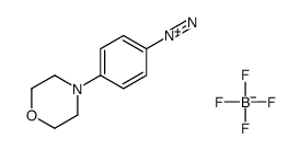 4-吗啉基苯重氮氟硼酸盐 结构式
