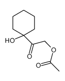 Ethanone, 2-(acetyloxy)-1-(1-hydroxycyclohexyl)- 结构式