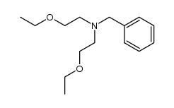 N,N-双(2-乙氧基乙基)苯甲胺 结构式