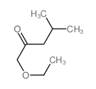 1-乙氧基-4-甲基-2-戊酮 结构式