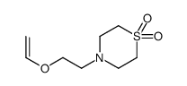 4-(2-乙烯氧基乙基)硫代吗啉-1,1-二氧化物 结构式