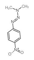 1-(4-硝基苯基)-3,3-二甲基三氮烯 结构式