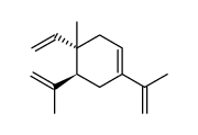 Cyclohexene, 4-ethenyl-4-methyl-1,5-bis(1-methylethenyl)-, (4S,5S)- 结构式