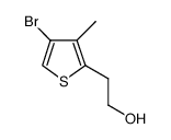 4-溴-3-甲基-2-噻吩乙醇 结构式