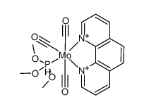 Molybdenum, tricarbonyl(1,10-phenanthroline)(phosphorous acid)-, trimethyl ester, cis- 结构式