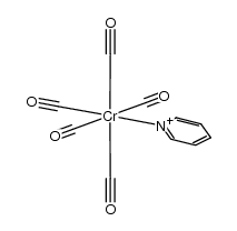 五羰基(吡啶)合铬 结构式